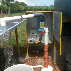 solar pumping system inverter water out solar panel