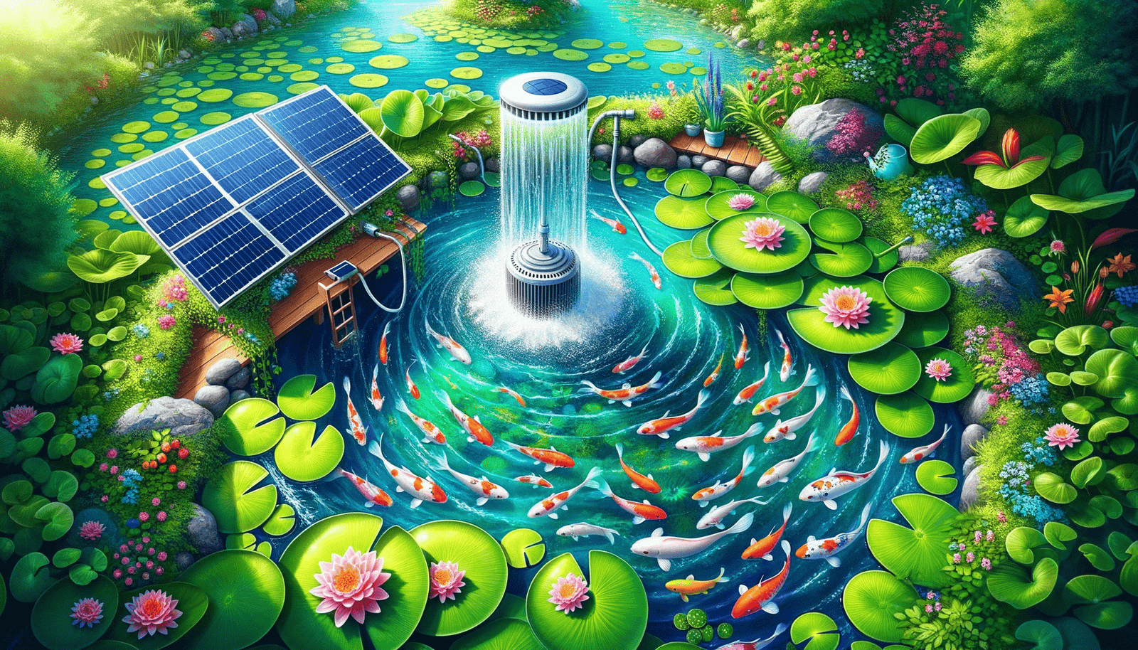 What Size Solar Pump Do I Need for My Pond? - Hober