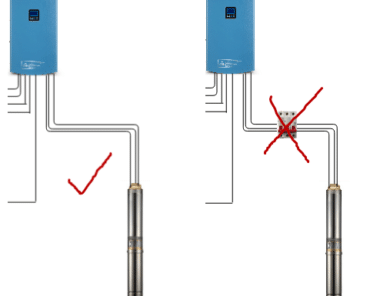 不能在泵和逆变器之间添加断路器