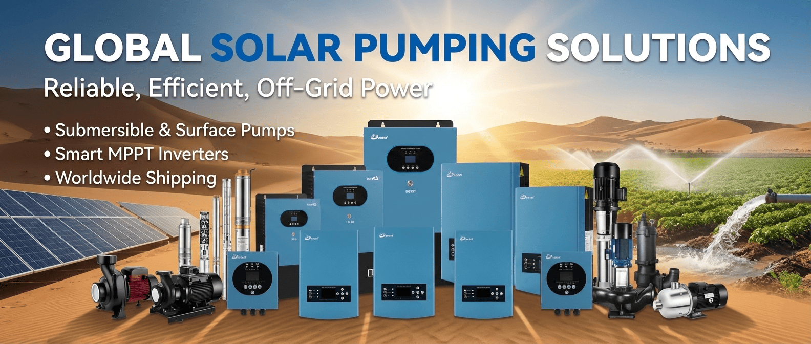 Hobertek Solar Pump System with Inverter